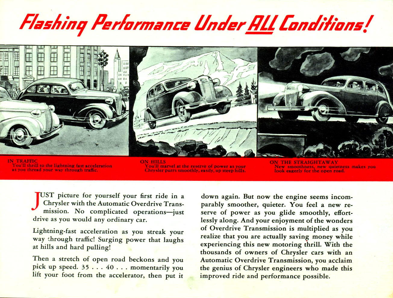 1937 Chrysler Overdrive Folder Page 9